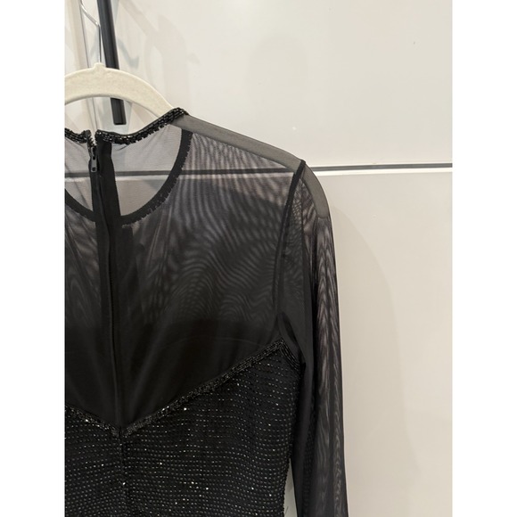 Black Tie‎ Oleg Casin Women's Black Long Sleeve Size 6 - Picture 2 of 13